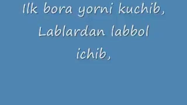 Sherali Joraev Yoshligim (Lyrics)