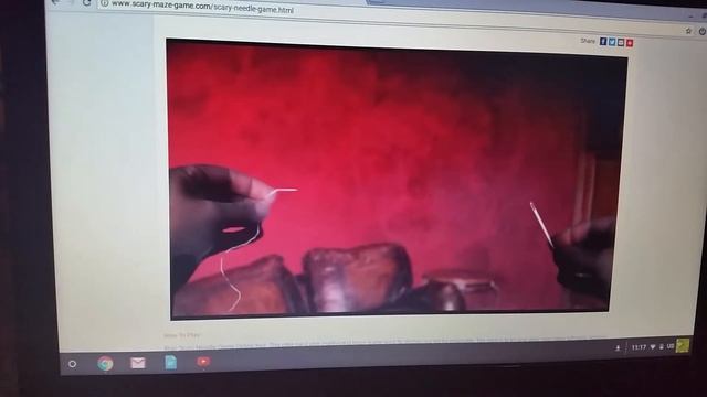 Red Plays Shakey Macgee's Needle Threading Challenge A.K.A Scary Needle Game ( Screamer Game ) смотреть онлайн