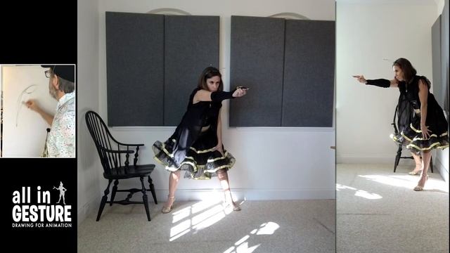 Drawing Tip - Line Of Action - 'All In Gesture' weekly workshop смотреть онлайн
