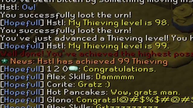Hstl gets 99 Thieving! смотреть онлайн
