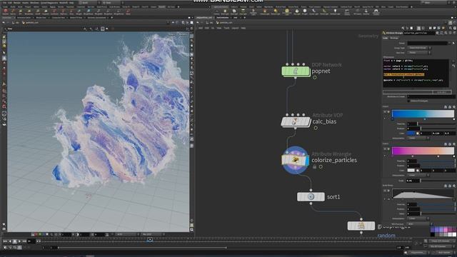 Making of Curling Particles Firefly Houdini Redshift Tutorial.mp4 смотреть онлайн
