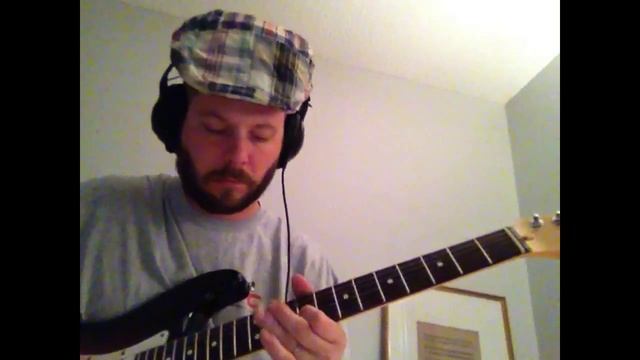 Quick song idea. Fender Stratocaster, Line6 Pod HD500. Hiding headphones under a hat. смотреть онлайн