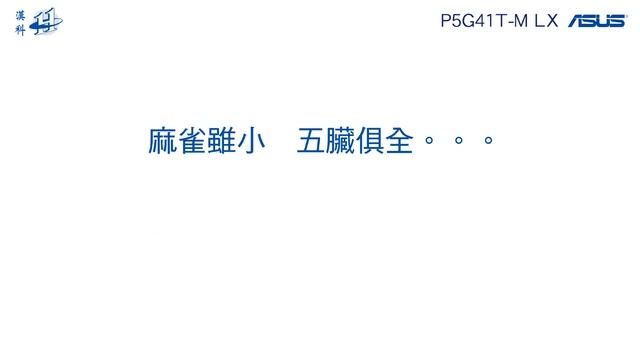 ASUS 華碩 P5G41T-M LX (MB-P5G41TL) смотреть онлайн