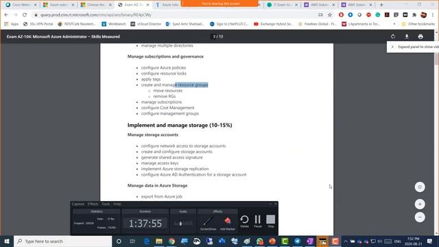 Day01 Cloud 4 in 1 Course Wed Fri 21Aug2020 Azure Intro смотреть онлайн