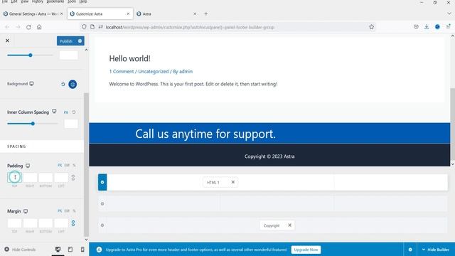 How To Customize Footer in Astra Theme | Astra Theme Footer Customization | Astra 4.0 Footer Builde смотреть онлайн