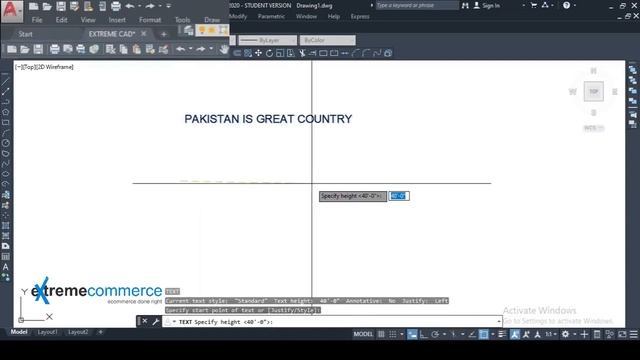 32- SINGLE LINE TEXT | AutoCad | VBC Extreme Commerce смотреть онлайн