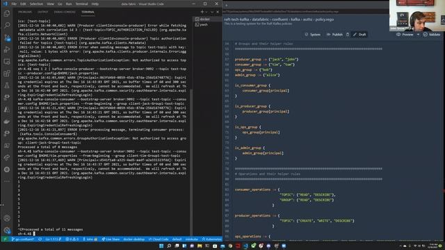 Data Fabric - Sprint 4 - OPA, Kafka, Keycloak смотреть онлайн