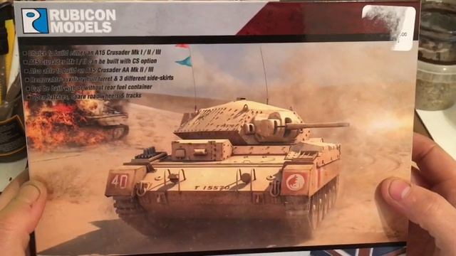 Bolt action 8th army update and rubicon models A15 crusader kit unboxing смотреть онлайн