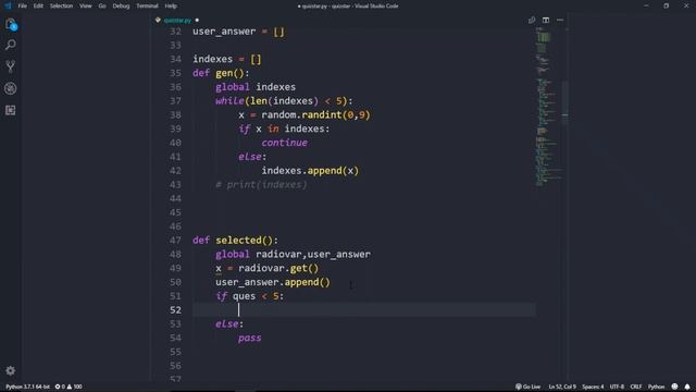 Moving Further In QUIZ Project ✅ | Tkinter Tutorials In Hindi By Desi Programmer смотреть онлайн
