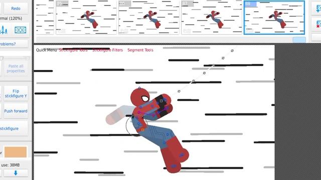 watch me animate spider man web swing 2 stick nodes смотреть онлайн