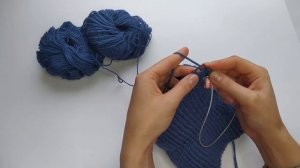 Шапка спицами для мальчика МК