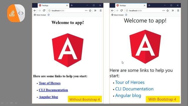Include Bootstrap4 into Angular 6 Project смотреть онлайн