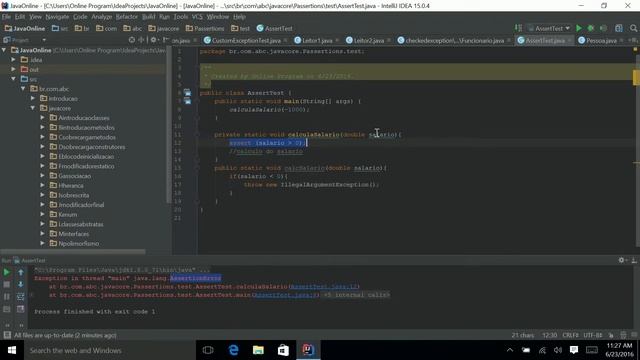 Curso Java Completo - Aula 77: Assertivas смотреть онлайн