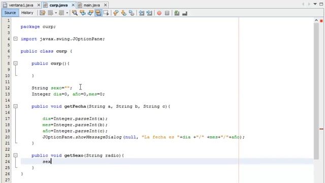 Curso Java #18 Como usar RadioButton NetBeans [Programando "como calcular CURP" 2/?] смотреть онлайн