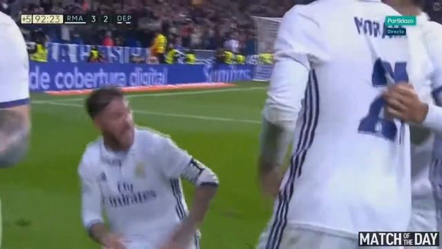Супер гол Сергио Рамоса смотреть онлайн