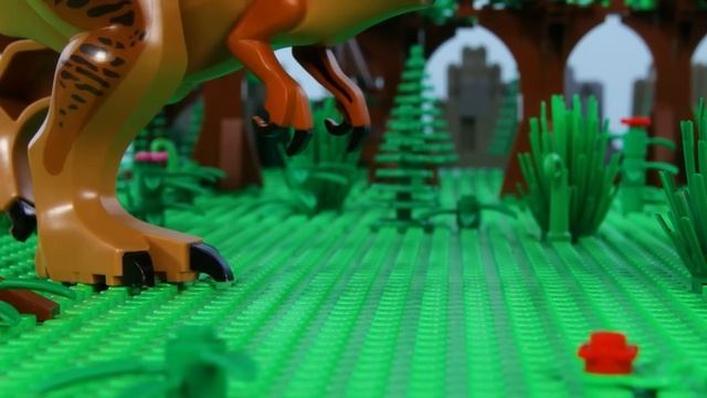 LEGO Jurassic World T-Rex Date Fail STOP MOTION LEGO Dinosaur's Meal Time! | Billy Bricks смотреть онлайн