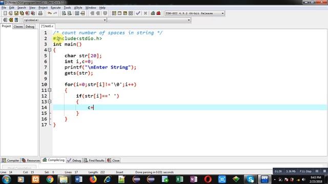 Count Number of spaces in a string in c programming language | by Sanjay Gupta смотреть онлайн