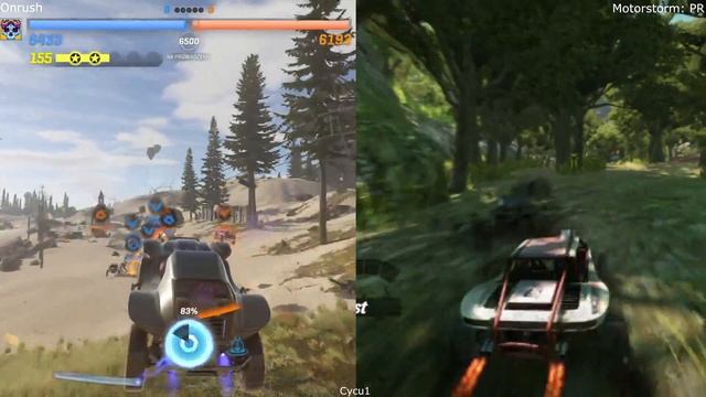 Onrush Open Beta vs Motorstorm Pacific Rift Comparison смотреть онлайн