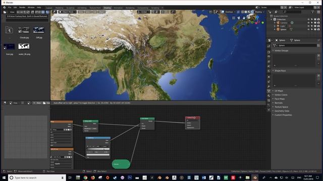 Blender 2.8 Tutorial | Eevee | How to make a planet | Part 1/4 - Base Material and Clouds смотреть онлайн