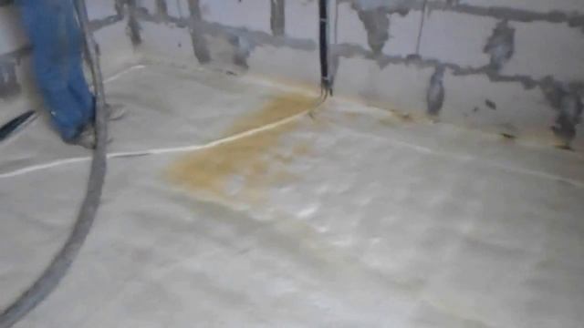 Tissol. Утепление бетонного пола пенополиуретаном. смотреть онлайн