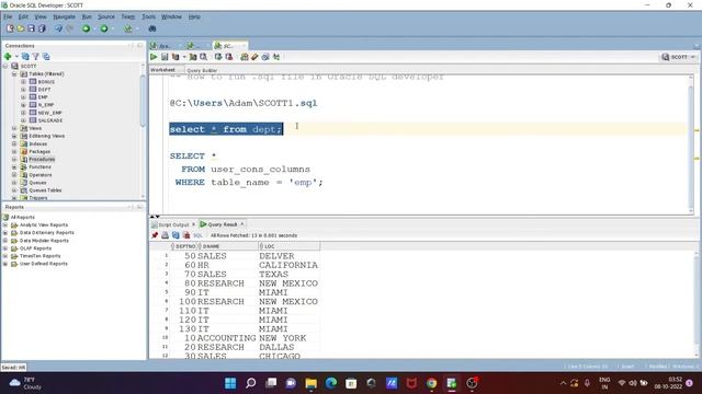 How to run SQL File in Oracle SQL Developer смотреть онлайн