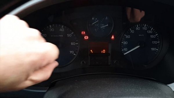 Сброс сервисного счетчика PEUGEOT PARTNER TEPEE / Reset service counter PEUGEOT PARTNER TEPEE