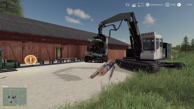 Построил домик на дереве! - ч9 Farming Simulator 19 смотреть онлайн