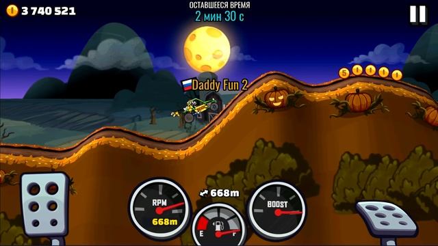 ДАЖЕ НОВИЧКИ БЫСТРЕЕ МЕНЯ - ХЕЛУИН ЕЖЕНЕДЕЛЬНОЕ событие в Hill Climb Racing 2 прохождение игры гонк смотреть онлайн