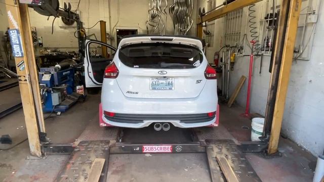 Ford Focus ST TURBO EXHAUST w/ 6 INCH MAGNAFLOW! смотреть онлайн