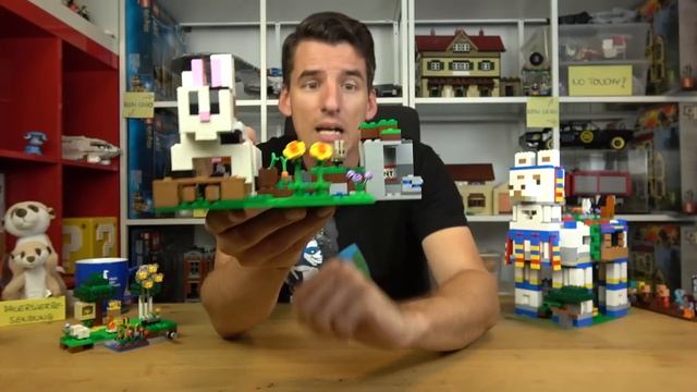 Die beste Lego-Serie: Lamas, Kaninchen und Bienen! LEGO® Minecraft 21165, 21181 und 21188 смотреть онлайн