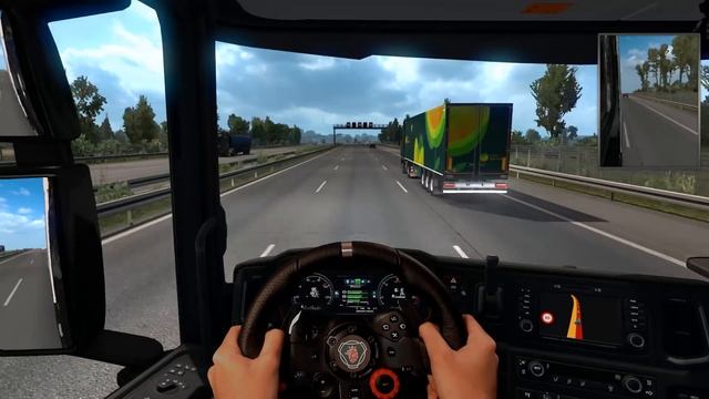 ПОЛНОЕ ПОГРУЖЕНИЕ (VR СВОИМИ РУКАМИ) - Euro Truck Simulator 2 (1.35.1.150s) [#205] смотреть онлайн