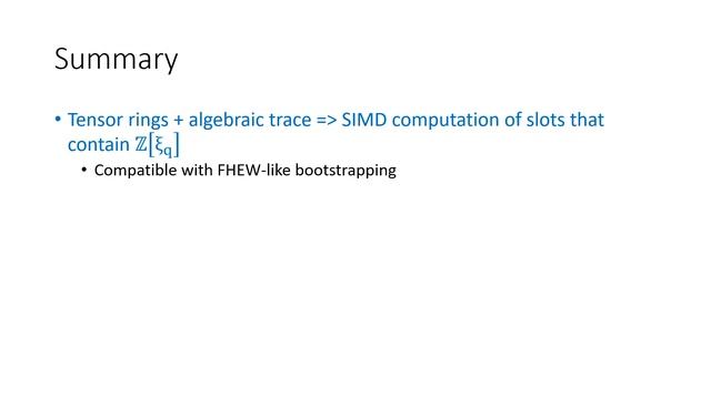 Eurocrypt 2023 session: Fully Homomorphic Encryption (cont.) смотреть онлайн