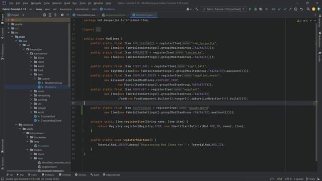 Minecraft 1.19.1 Fabric Modding Tutorial | CUSTOM ITEM MODEL | #20 смотреть онлайн