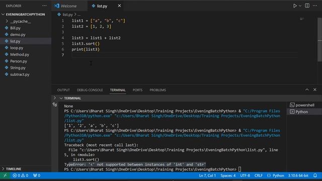 5) List, tuple, set and dict in Python смотреть онлайн