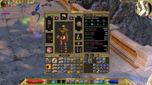 Titan Quest AE Ragnarök 1400+ HP Regen Build in Action смотреть онлайн