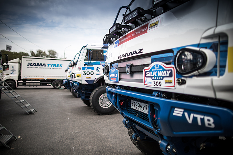 Отъезд команды «КАМАЗ-мастер» на ралли «Шелковый путь-2018» смотреть онлайн