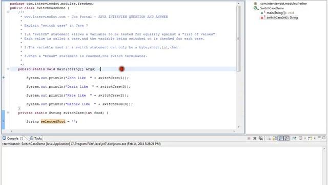 How Java Switch Case Works смотреть онлайн