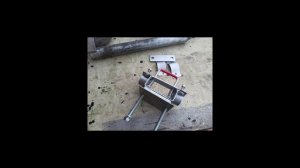 Поворотный кронштейн стойки подкатного колеса прицепа своими руками