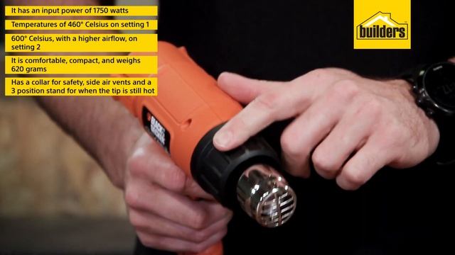 Black and Decker KX1650 1750W Heat Gun смотреть онлайн