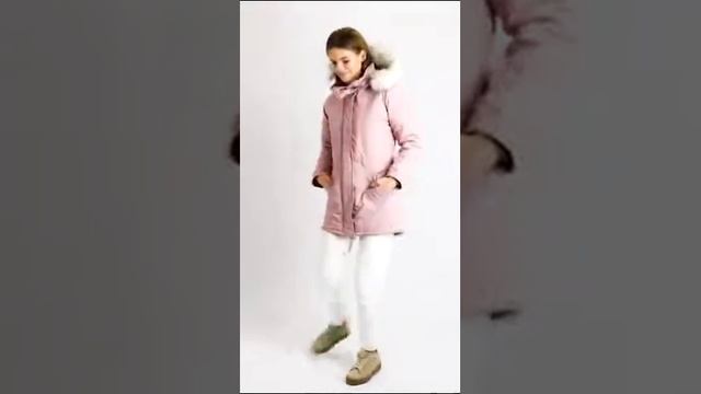 Парка DASTI на овчине (до середины бедра, на кулиске) смотреть онлайн