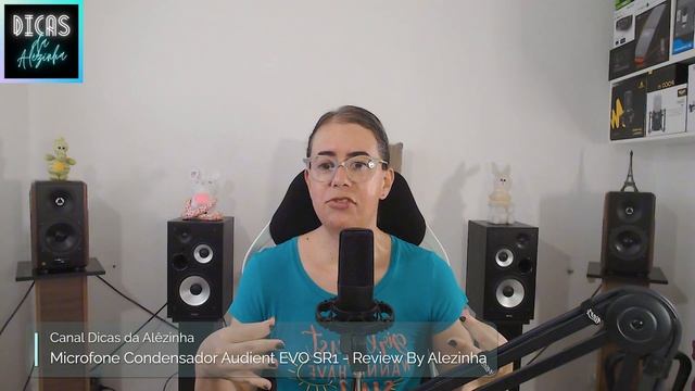 MICROFONE CONDENSADOR AUDIENT EVO SR1 - O MICROFONE DO KIT AUDIENT EVO STUDIO - REVIEW BY ALEZINHA смотреть онлайн