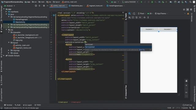 Android Beginner #9 - Mengimpelementasikan Fragment Android смотреть онлайн
