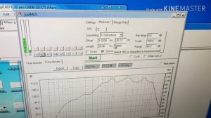 Измерение АЧХ динамика в обычной комнате.
