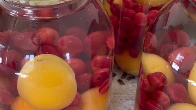 Компот қазақша рецепт.Сары өрік шиеден компот дайындау.Компот из вишни и абрикоса смотреть онлайн