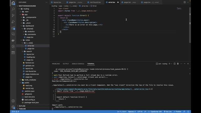 Next.js 13 Crash Course #5 - Loading, Error and Not Found States смотреть онлайн