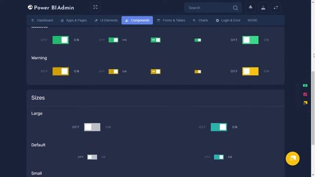 Power BI Admin Template Dashboard Bootstrap 5 with LTR Dark Theme смотреть онлайн