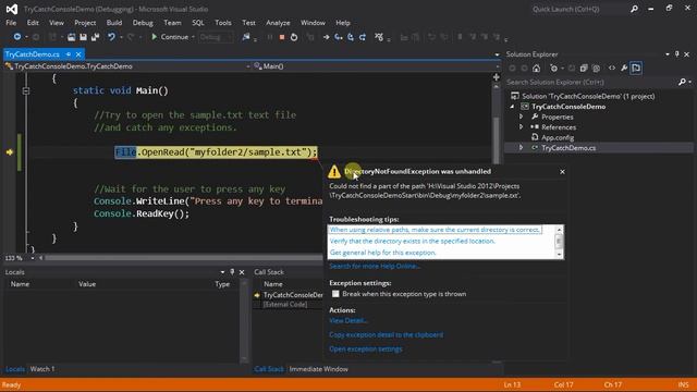ISM 220: Exception Handling (Try/Catch) смотреть онлайн