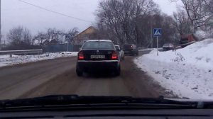 Тула - Калуга - Ферзиково - Таруса - Серпухов / Tula - Kaluga - Serpukhov 03/01/2013 (timelapse 4x)