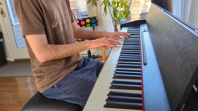 Piano 🎹 Improv in Dm on the Roland F-140R смотреть онлайн