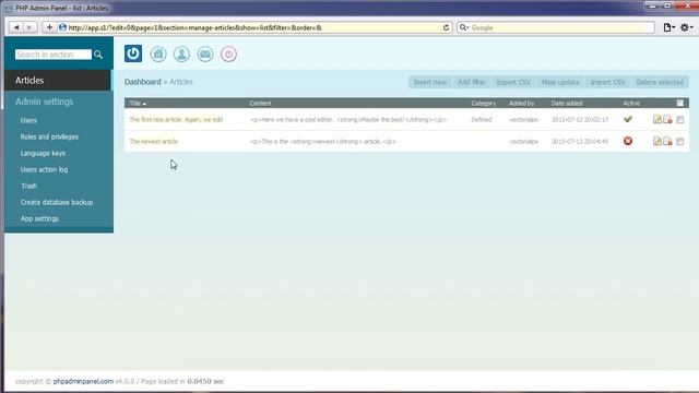 PHP Admin Panel - no duplicates смотреть онлайн